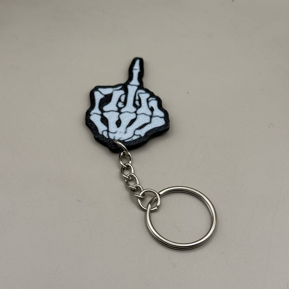 Skeleton Hand Keychain - Picture 2 of 2